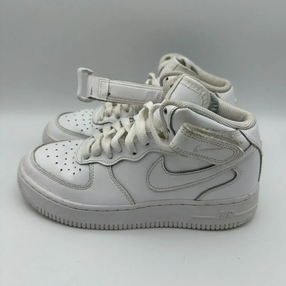 Nike Air Force 1 High Size 4Y White Youth Shoes‎ Sneakers